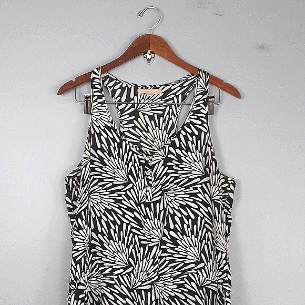 Banana Republic Palm Print Short Mini Halter Top Dress